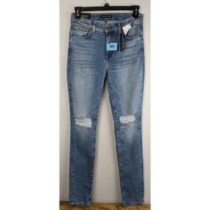 Monfrère Greyson Skinny Jeans • Size‎ 32 • Blue Paint Splatter • NWT